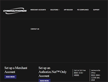 Tablet Screenshot of cyberauthorize.com